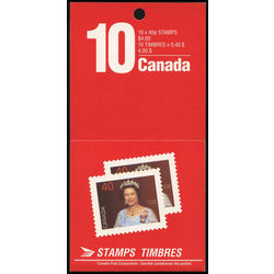 canada stamp bk booklets bk126 queen elizabeth ii 1990