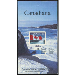 canada stamp bk booklets bk127 flag over seacoast 1991