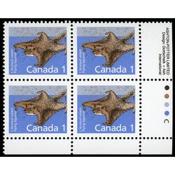 canada stamp 1155ii flying squirrel 1 1991 PB LR