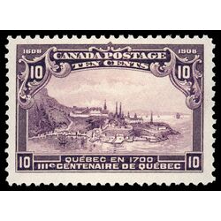 canada stamp 101 quebec in 1700 10 1908 M VF 063