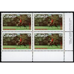 canada stamp 614 r c m p musical ride 15 1973 PB LR