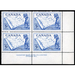 canada stamp 370 thompson and map 5 1957 PB LR %231