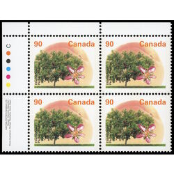 canada stamp 1374ii elberta peach 90 1996 PB UL