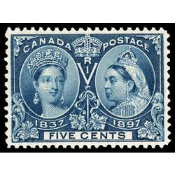 canada stamp 54 queen victoria diamond jubilee 5 1897 M VFNH 060