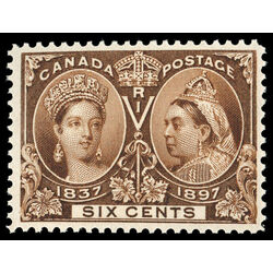 canada stamp 55 queen victoria diamond jubilee 6 1897 M VFNH 056