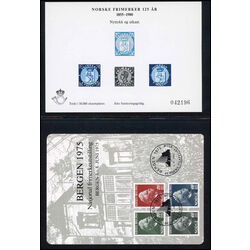 norway philatelic exposition cards