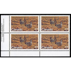 canada stamp 854 greater prairie chicken 17 1980 PB LL