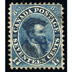 canada stamp 19 jacques cartier 17 1859 U XF 082