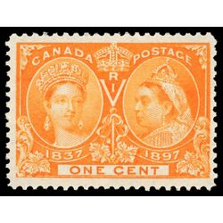canada stamp 51 queen victoria diamond jubilee 1 1897 M F VFNH 045