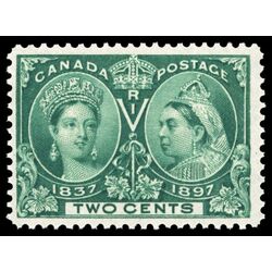 canada stamp 52 queen victoria diamond jubilee 2 1897 M F VFNH 046