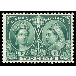 canada stamp 52 queen victoria diamond jubilee 2 1897 M F VFNH 047