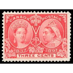 canada stamp 53 queen victoria diamond jubilee 3 1897 M F VFNH 036