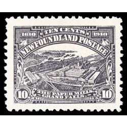 newfoundland stamp 95 paper mills 10 1910 M VF 011
