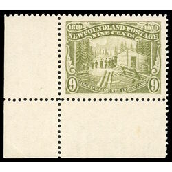 newfoundland stamp 100 logging 9 1911 M XF 012