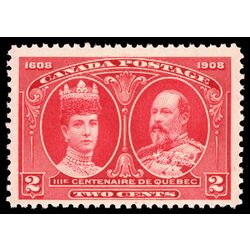 canada stamp 98 king edward vii queen alexandra 2 1908 M F VFNH 035