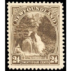 newfoundland stamp 144 topsail falls 24 1923 M F VFNH 008
