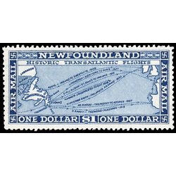 newfoundland stamp c11 historic transatlantic flights 1 00 1931 M VFNH 007