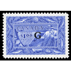 canada stamp o official o27 fisherman 1 00 1951 M VFNH 009