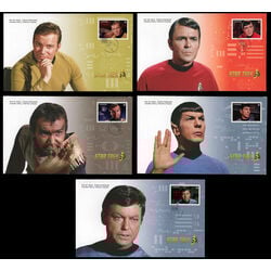canada stamp 2917 21 star trek 2016 FDC
