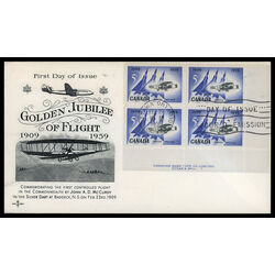 canada stamp 383 silver dart and jet planes 5 1959 FDC LR 018