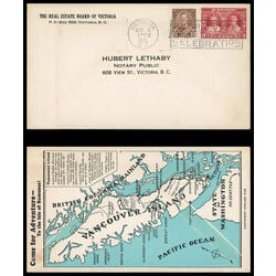 canada stamp 212 duke of york 2 1935 FDC PC 017