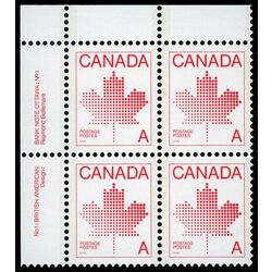 canada stamp 907 maple leaf 1981 PB UL %231