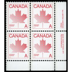 canada stamp 907 maple leaf 1981 PB LR %231