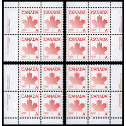 canada stamp 907ii maple leaf 1981 PB SET %232