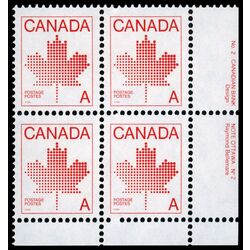 canada stamp 907ii maple leaf 1981 PB LR %232
