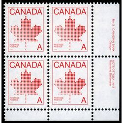 canada stamp 907ii maple leaf 1981 PB LR %233