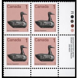 canada stamp 917v decoy 1 1986 PB LR