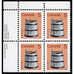 canada stamp 920 bucket 5 1982 PB UL
