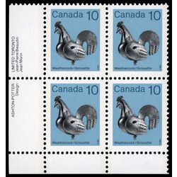 canada stamp 921 weathercock 10 1982 PB LL