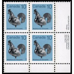 canada stamp 921 weathercock 10 1982 PB LR