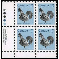 canada stamp 921i weathercock 10 1986 PB LL