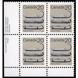canada stamp 922 ice skates 20 1982 PB LL