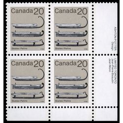 canada stamp 922 ice skates 20 1982 PB LR