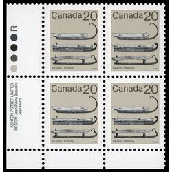 canada stamp 922ii ice skates 20 1986 PB LL