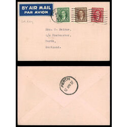 canada stamp 231 3 fdc king george vi 1 1937 FDC COMBO 016