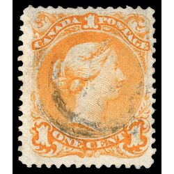 canada stamp 23 queen victoria 1 1869 U VF 055