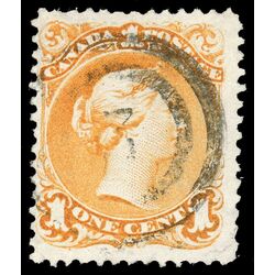 canada stamp 23 queen victoria 1 1869 U F 056