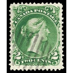 canada stamp 24 queen victoria 2 1868 U VF 049