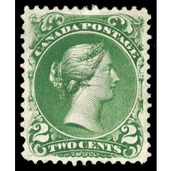 canada stamp 24 queen victoria 2 1868 U XF 050