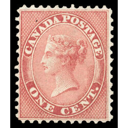 canada stamp 14 queen victoria 1 1859 M VF 096