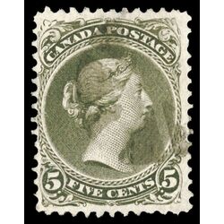 canada stamp 26 queen victoria 5 1875 U F VF 029