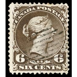 canada stamp 27f queen victoria 6 1868 U F 004
