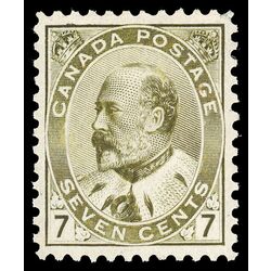 canada stamp 92 edward vii 7 1903 M VF 036