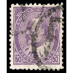 canada stamp 95 edward vii 50 1908 U VF 067