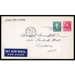 canada stamp 303 sir robert borden 3 1951 FDC COMBO 007