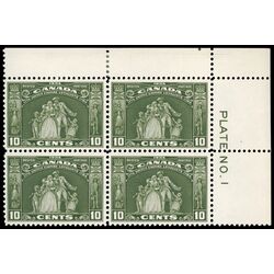 canada stamp 209 loyalists statue 10 1934 PB UR %231 040